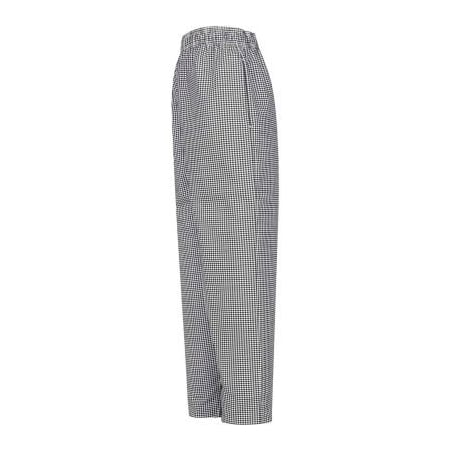 Vf Imagewear Chef Designs Baggy Chef Pants, Black & White Check, Polyester/Cotton, 2XL 5360BWRGXXL